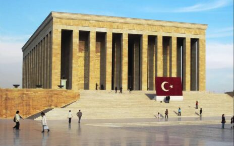 Mausoleum in Ankara Turkey