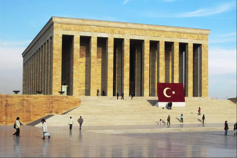 Mausoleum in Ankara Turkey